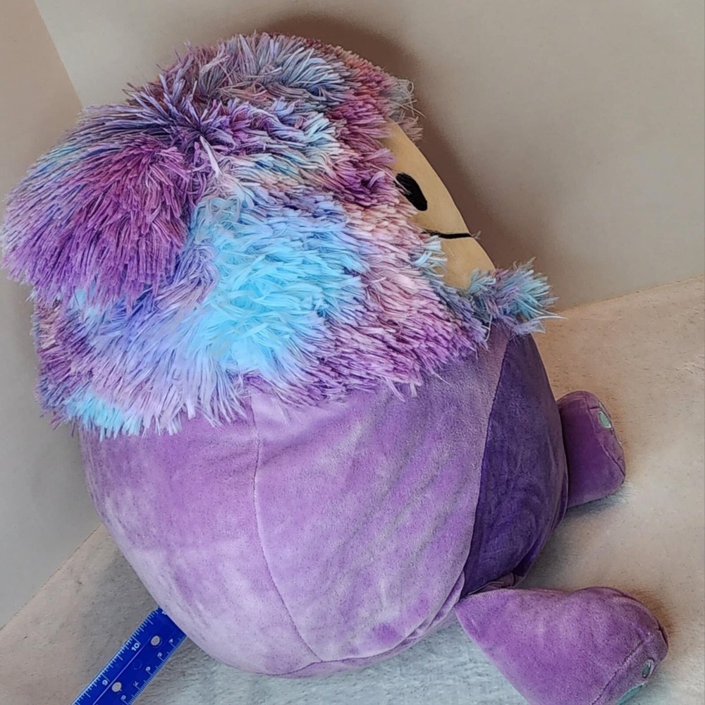 Squishmallow Eden Bigfoot 16" Valentine '24 Purple/Blue/Pink GlitterHearts - Picture 4 of 7